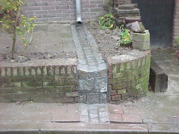 Een muurtje is ook geen probleem, dat kan prima worden opgelost